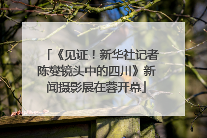 《见证！新华社记者陈燮镜头中的四川》新闻摄影展在蓉开幕
