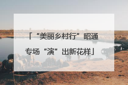 “美丽乡村行”昭通专场“演”出新花样