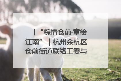 “粽情仓前·童绘江南”｜杭州余杭区仓前街道联络工委与辖区群众共度佳节