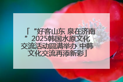 “好客山东 泉在济南”2025韩国水原文化交流活动圆满举办 中韩文化交流再添新彩