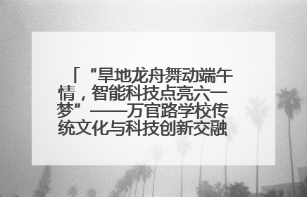 “旱地龙舟舞动端午情，智能科技点亮六一梦”——万官路学校传统文化与科技创新交融的精彩盛宴
