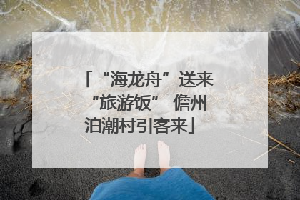 “海龙舟”送来“旅游饭” 儋州泊潮村引客来