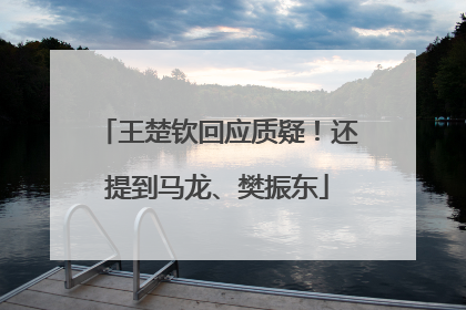 王楚钦回应质疑！还提到马龙、樊振东
