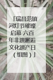 瑞昌范镇河灯节璀璨启幕 六百年非遗邂逅文化遗产日（组图）