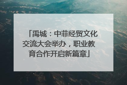 禹城：中菲经贸文化交流大会举办，职业教育合作开启新篇章