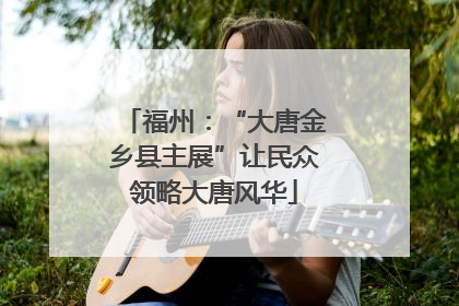 福州：“大唐金乡县主展”让民众领略大唐风华