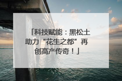 科技赋能：黑松土助力“花生之都”再创高产传奇！