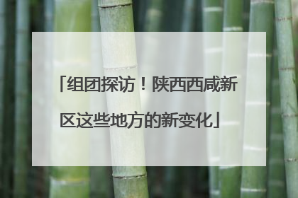 组团探访！陕西西咸新区这些地方的新变化