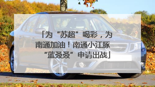 为“苏超”喝彩，为南通加油！南通小江豚“蓝叒叒”申请出战