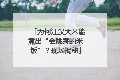 为何江汉大米能煮出“会跳舞的米饭”？现场揭秘