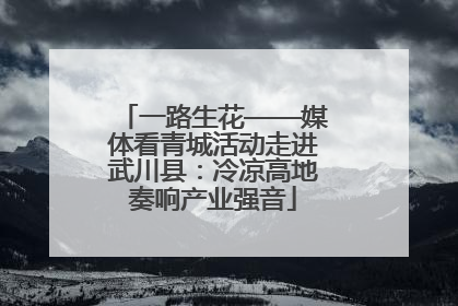 一路生花——媒体看青城活动走进武川县：冷凉高地奏响产业强音
