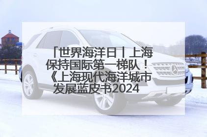 世界海洋日丨上海保持国际第一梯队！《上海现代海洋城市发展蓝皮书2024评估报告》发布