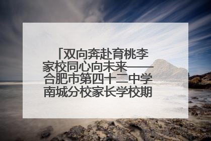 双向奔赴育桃李 家校同心向未来——合肥市第四十二中学南城分校家长学校期末总结会圆满召开