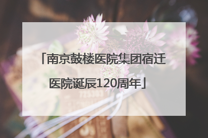 南京鼓楼医院集团宿迁医院诞辰120周年