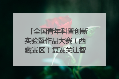全国青年科普创新实验暨作品大赛（西藏赛区）复赛关注智慧环保等主题