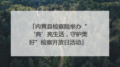 内黄县检察院举办“‘典’亮生活，守护美好”检察开放日活动