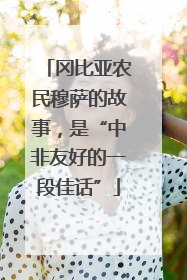 冈比亚农民穆萨的故事，是“中非友好的一段佳话”