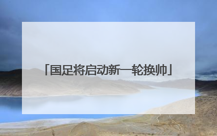 国足将启动新一轮换帅