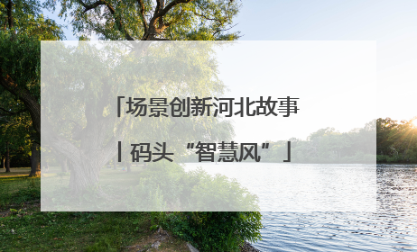 场景创新河北故事丨码头“智慧风”
