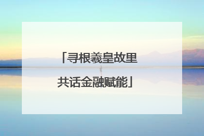 寻根羲皇故里 共话金融赋能
