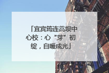 宜宾筠连蒿坝中心校：心“芽”初绽，自暖成光