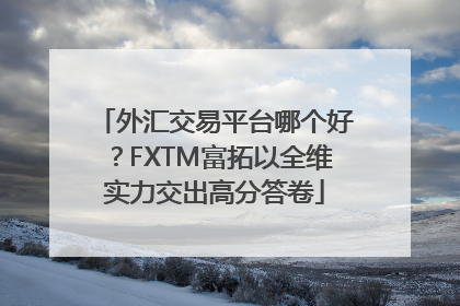 外汇交易平台哪个好？FXTM富拓以全维实力交出高分答卷
