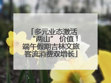 多元业态激活 “两山” 价值！端午假期吉林文旅客流消费双增长