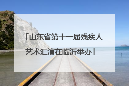 山东省第十一届残疾人艺术汇演在临沂举办