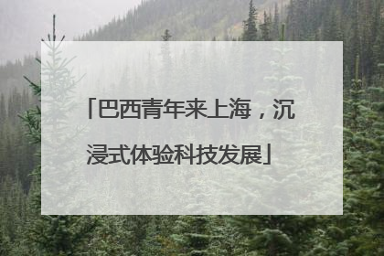巴西青年来上海，沉浸式体验科技发展
