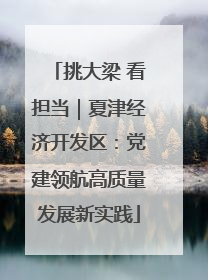 挑大梁 看担当｜夏津经济开发区：党建领航高质量发展新实践