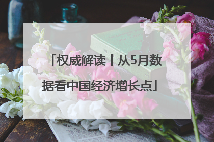 权威解读丨从5月数据看中国经济增长点