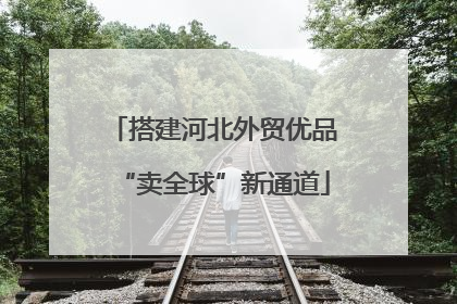 搭建河北外贸优品“卖全球”新通道