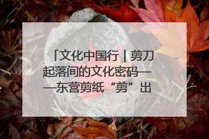 文化中国行｜剪刀起落间的文化密码——东营剪纸“剪”出非遗传承与现代生活的融合之道