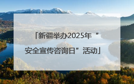 新疆举办2025年“安全宣传咨询日”活动