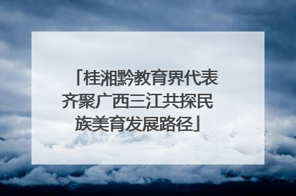 桂湘黔教育界代表齐聚广西三江共探民族美育发展路径