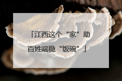 江西这个“家”助百姓端稳“饭碗”