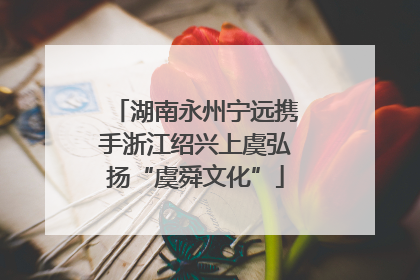 湖南永州宁远携手浙江绍兴上虞弘扬“虞舜文化”