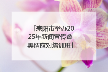 耒阳市举办2025年新闻宣传暨舆情应对培训班
