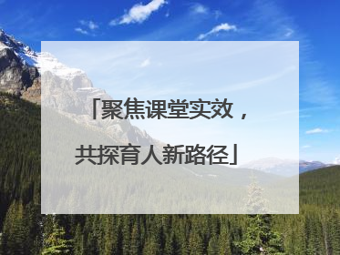 聚焦课堂实效，共探育人新路径