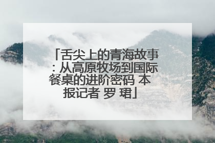 舌尖上的青海故事：从高原牧场到国际餐桌的进阶密码 本报记者 罗 珺
