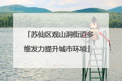 苏仙区观山洞街道多维发力提升城市环境
