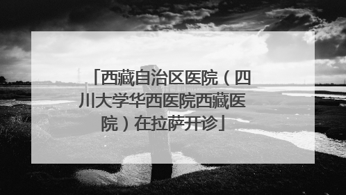 西藏自治区医院（四川大学华西医院西藏医院）在拉萨开诊