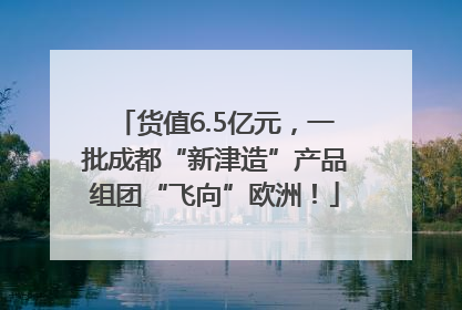 货值6.5亿元，一批成都“新津造”产品组团“飞向”欧洲！