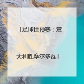 足球世预赛：意大利胜摩尔多瓦
