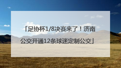 足协杯1/8决赛来了！济南公交开通12条球迷定制公交