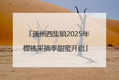 通州西集镇2025年樱桃采摘季甜蜜开启