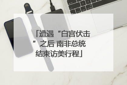 遭遇“白宫伏击”之后 南非总统结束访美行程