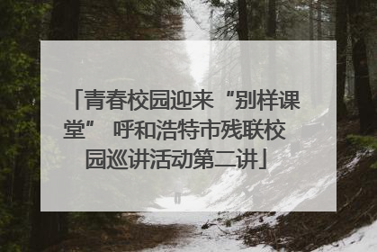 青春校园迎来“别样课堂” 呼和浩特市残联校园巡讲活动第二讲