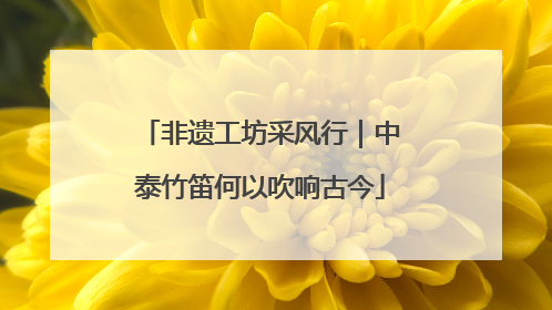 非遗工坊采风行｜中泰竹笛何以吹响古今