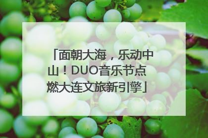 面朝大海，乐动中山！DUO音乐节点燃大连文旅新引擎